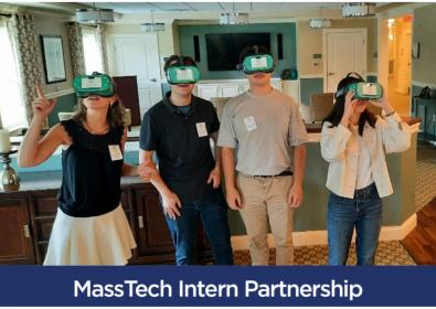 Interns at Rendever from the MassTech Intern Partnership Program